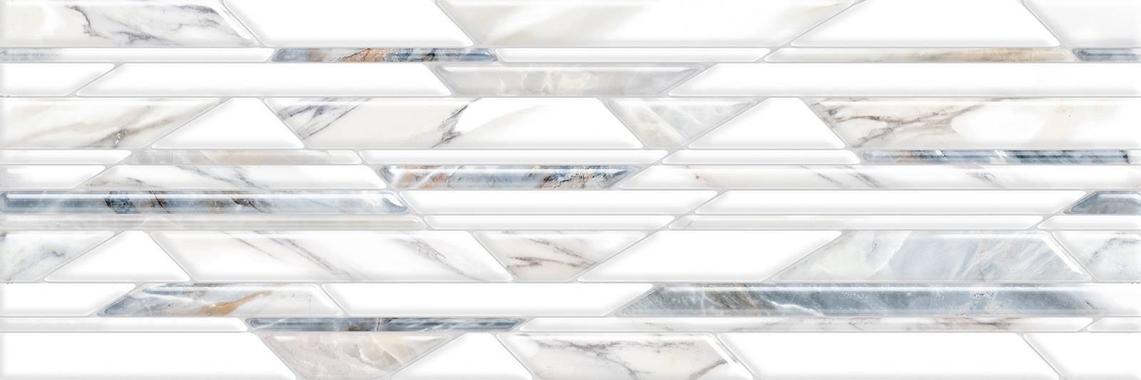 Плитка настенная ALMA Ceramica Nativa рельефная 200х600х7.5 мм TWA11NAT614