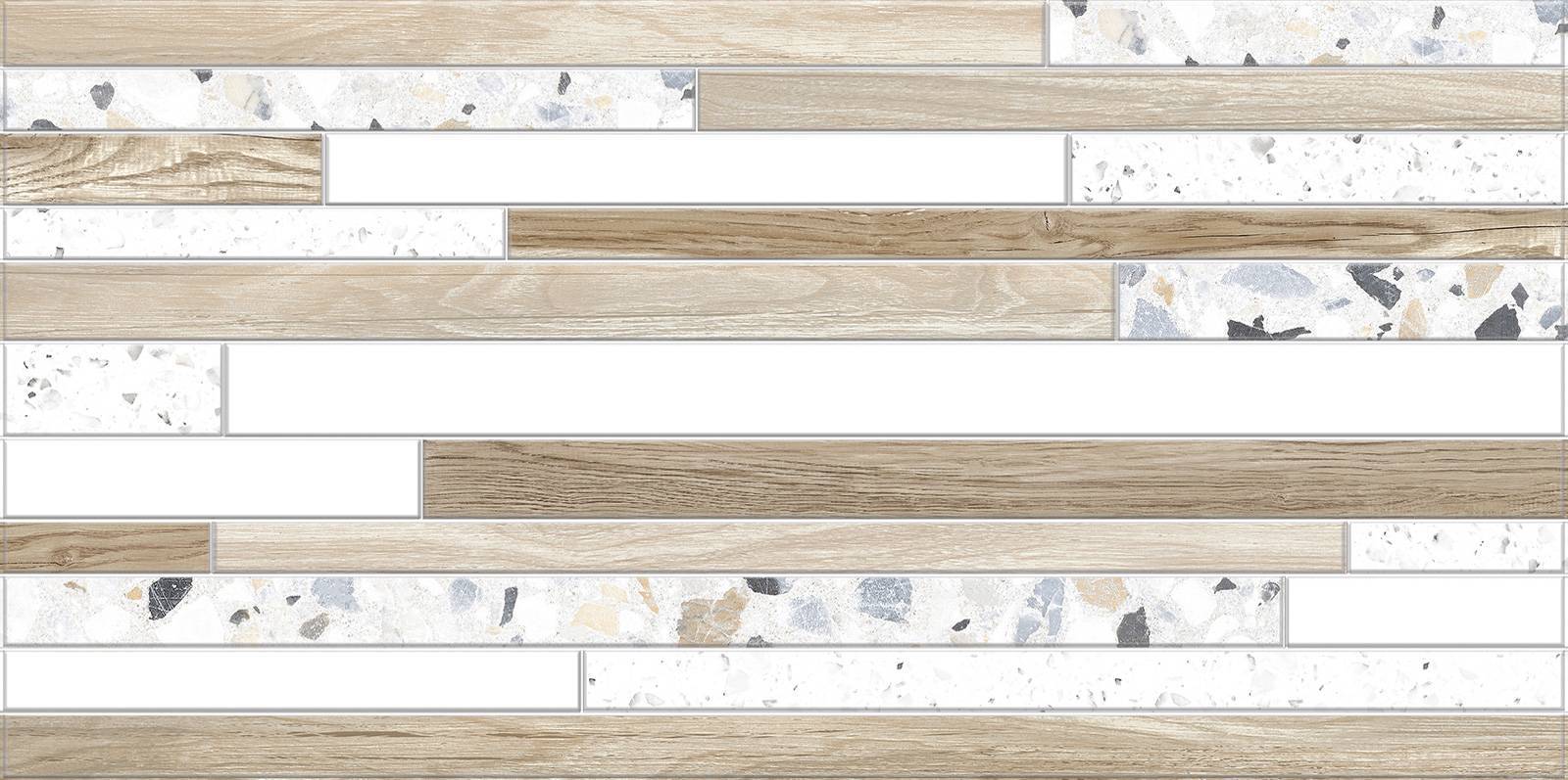 Плитка настенная рельефная Alma Ceramica Bilbao 249х500х8.5 мм TWU09BLB024