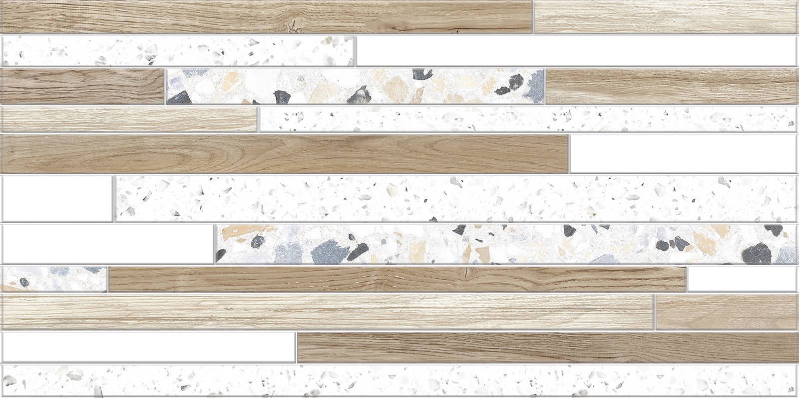 Плитка настенная рельефная Alma Ceramica Bilbao 249х500х8.5 мм TWU09BLB024