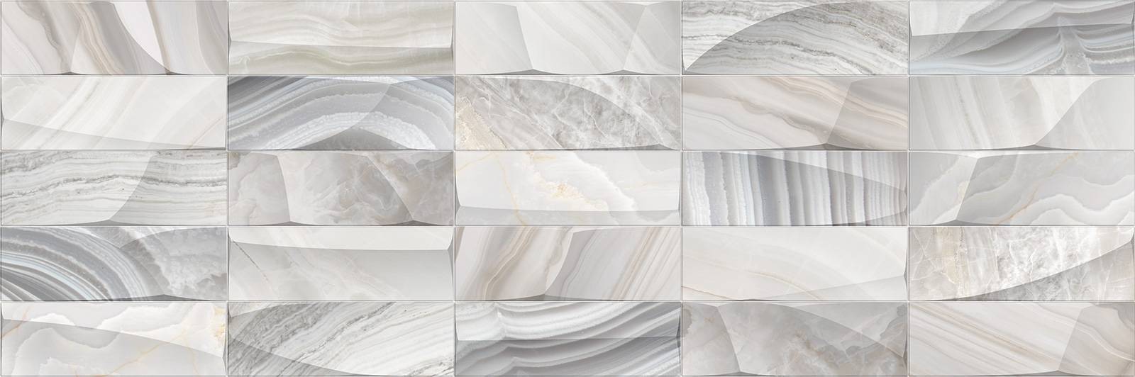 Плитка настенная Alma Ceramica Riola рельефная 246х740х9 мм TWU12RLA14R