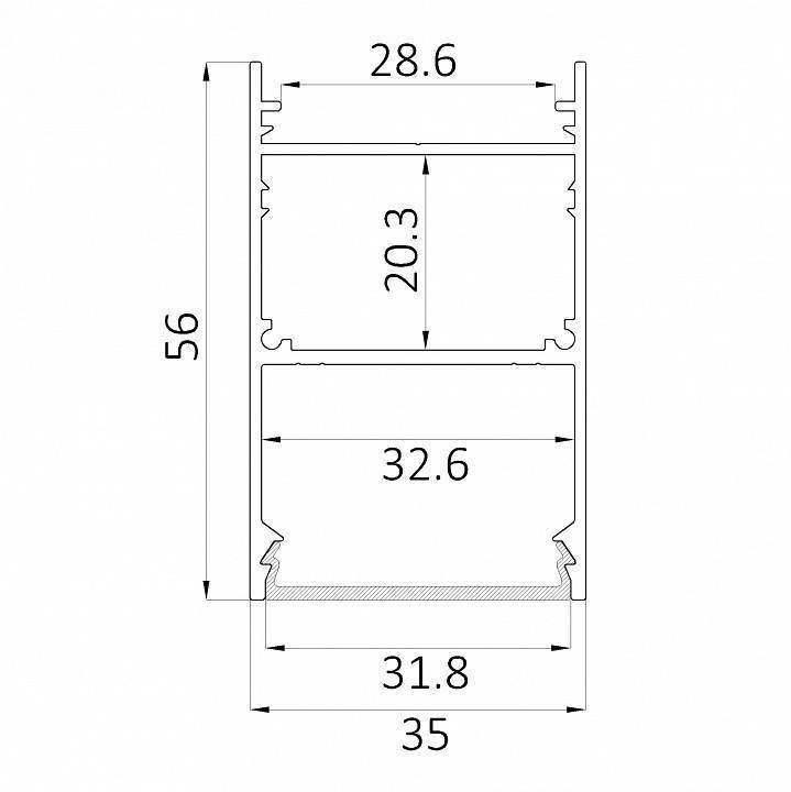 Накладной светильник De Markt LINE 6063 0412605