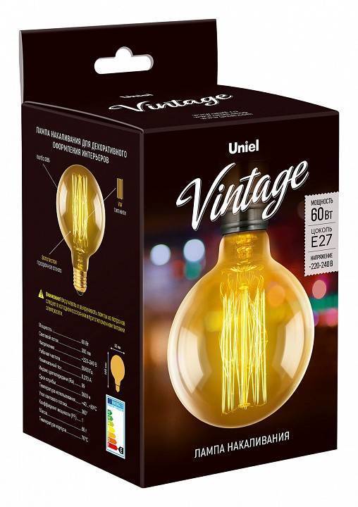 Лампа накаливания Uniel IL-V E27 60Вт K UL-00000479