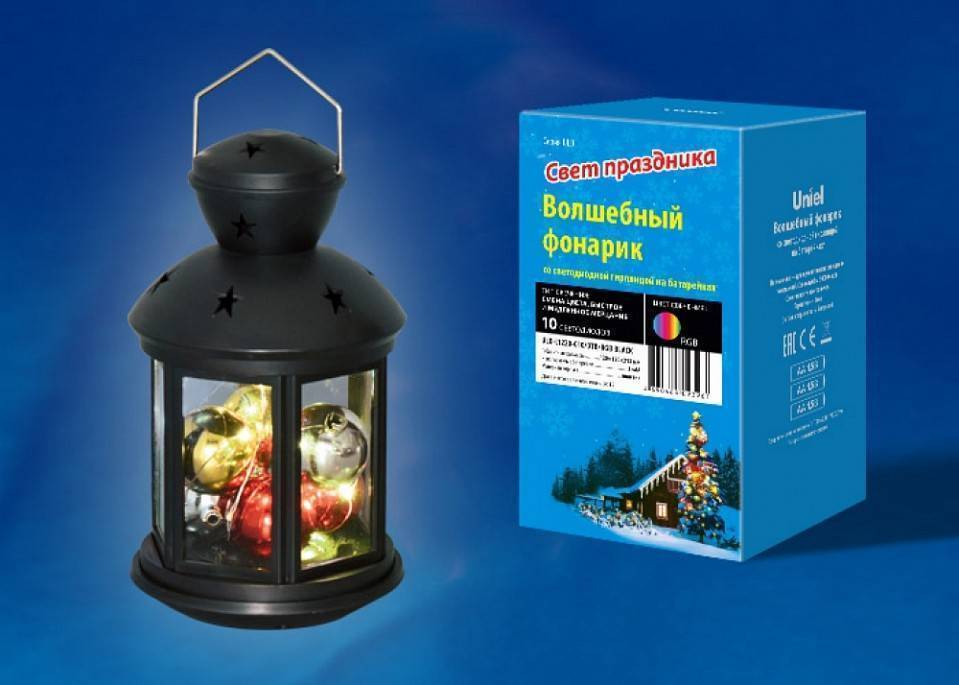 Фонарь новогодний Uniel  UL-00002309