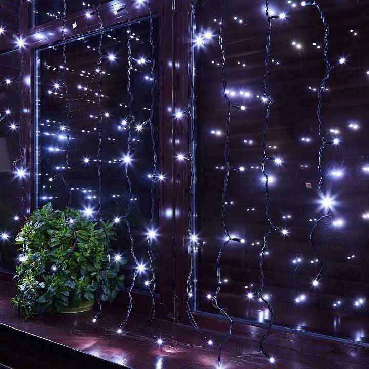 Гирлянда-занавес Uniel ULD-C3020-384/TBK WHITE IP44 UL-00010941