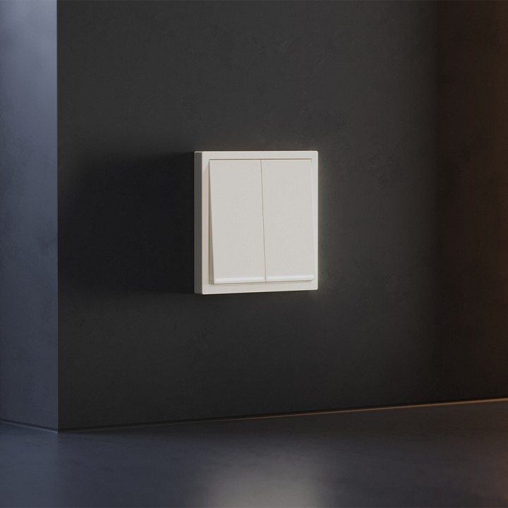 Клавиши для выключателя двухклавишного с подсветкой Voltum S70 VLS000413