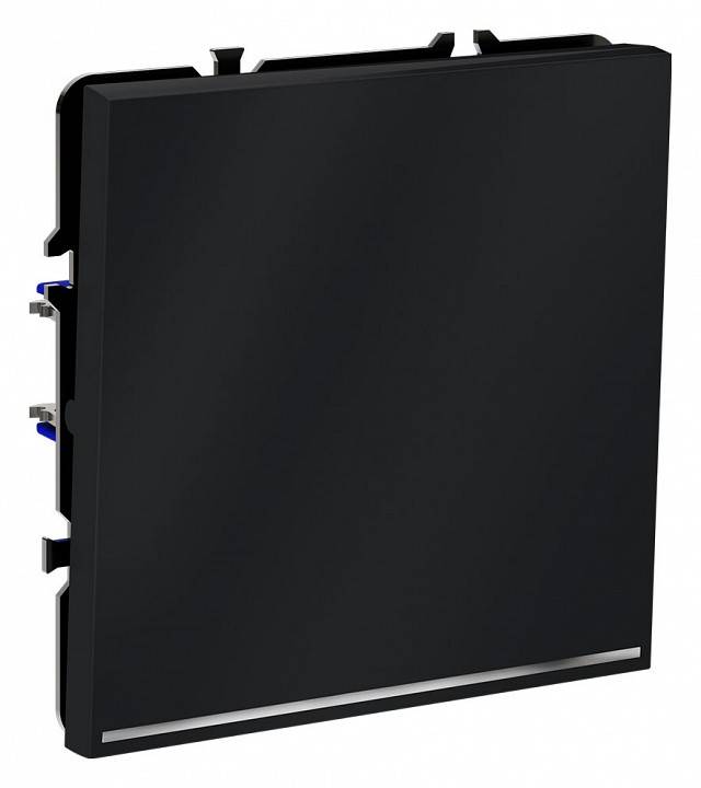 Выключатель одноклавишный с подсветкой без рамки Voltum S70 VLS010207