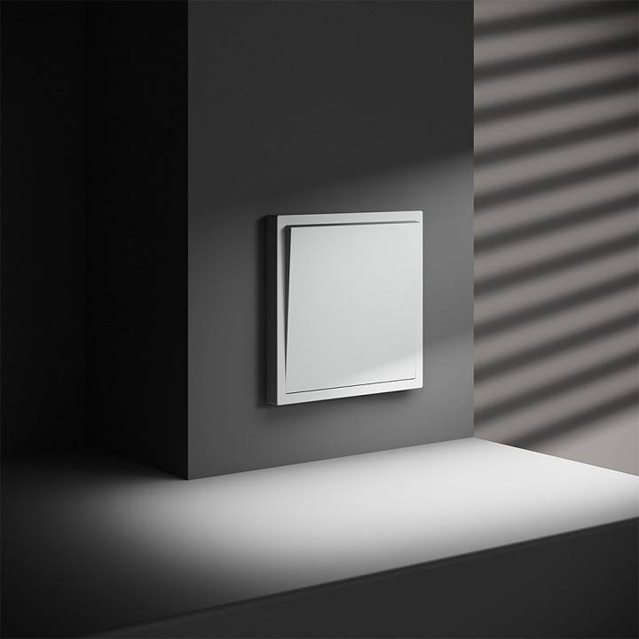 Выключатель перекрестный одноклавишный без рамки Voltum S70 VLS010502