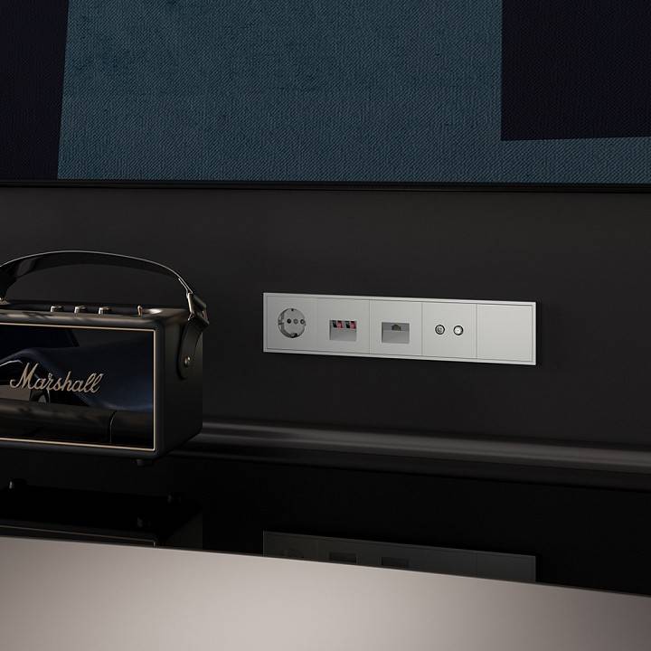 Розетка Ethernet RJ-45 без рамки Voltum S70 VLS060105