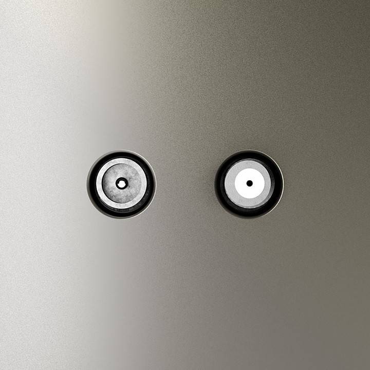 ТВ-розетка и SAT-розетка оконечная без рамки Voltum S70 VLS060404