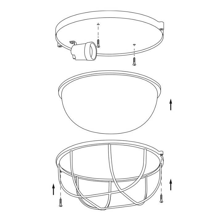 Накладной светильник Wolta ДПБ03-60-002