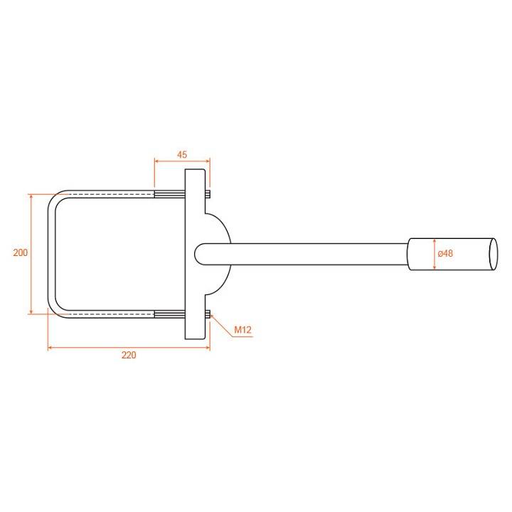 Основание на штанге Wolta К1П-035-05-2-012х06-С