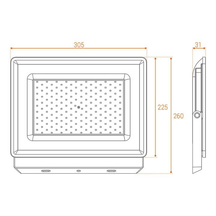 Настенно-потолочный прожектор Wolta WFL-150 WFL-150W/06