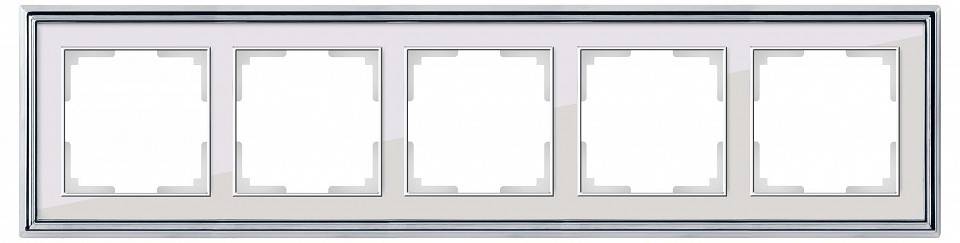 Рамка 5 постов Werkel Snabb белый WL17-Frame-05