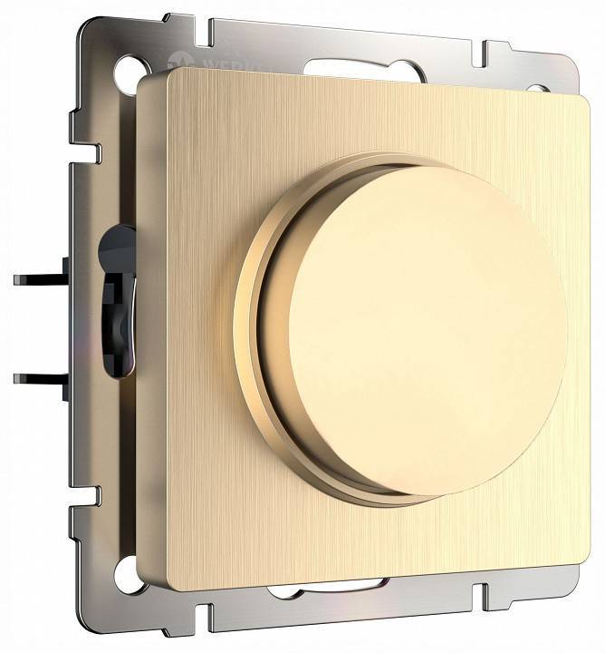 Диммер без рамки Werkel шампань рифленый W1142010