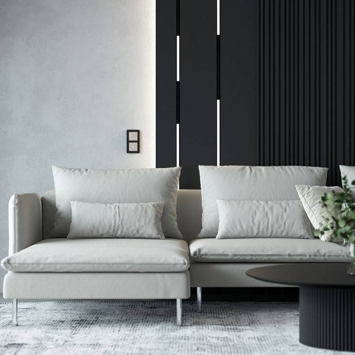 Выключатель одноклавишный с подсветкой без рамки Werkel дымчатый W4513641