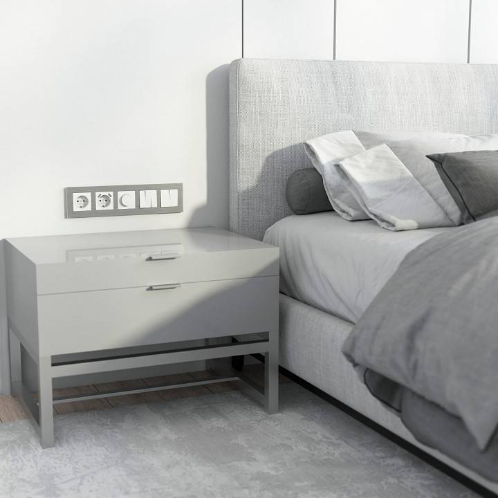 Рамка на 5 постов Werkel AluMax алюминий W0053506