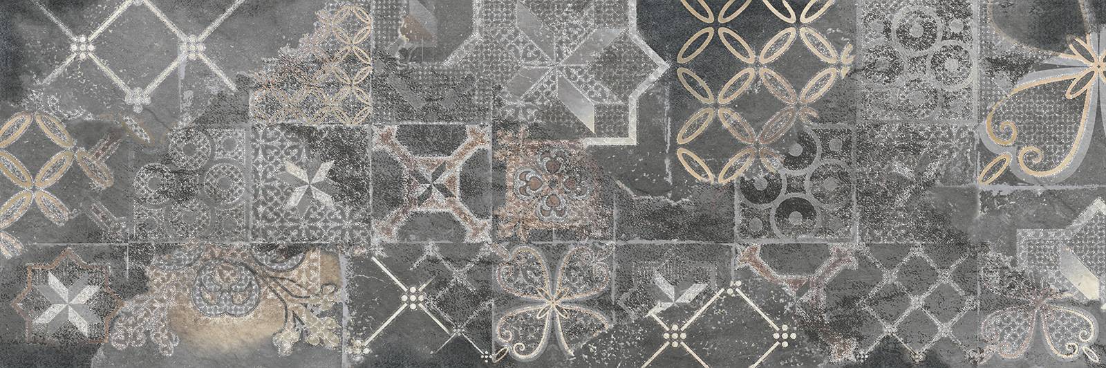 Плитка настенная Delacora Kreo Dark 24.6х74 см WT15KRE07R