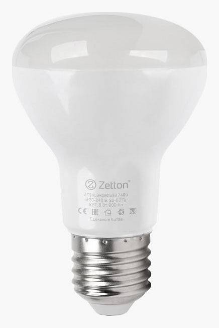 Умная светодиодная лампа Zetton Smart Wi-Fi Bulb E27 8 Вт 6500 K ZTSHLBRGBCWE274RU