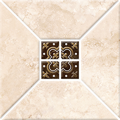 Декор Керамин Риальто 3 тип 2 золото 20х20 см х9999211233