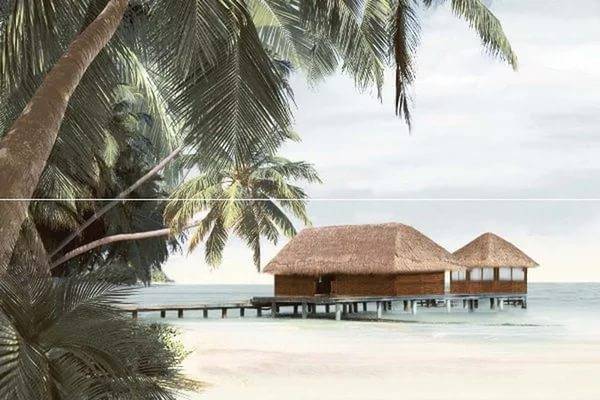 Панно из 2 плиток ALMA Ceramica Ailand 400х600х8 мм PWU11ALD4