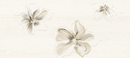 Декор Cersanit Illusion светло-бежевый 20х44 см IL2G303