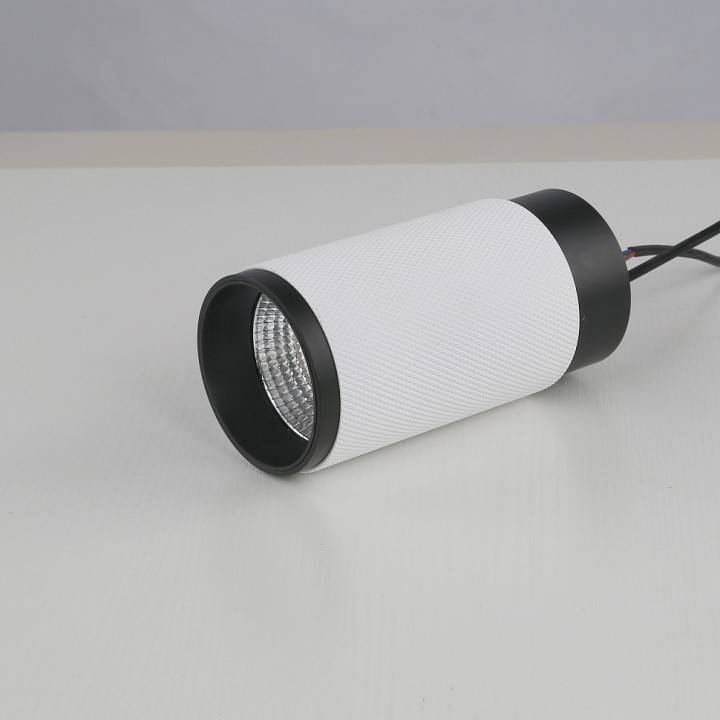 Накладной светильник iLedex Technical Delta 1954-10W-3000K-36 BK+WH