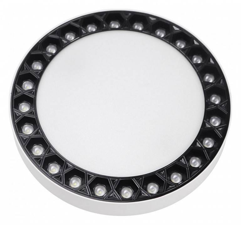 Накладной светильник iLedex Technical Mercury 5552-24W-D165-3/4K-WH+BK