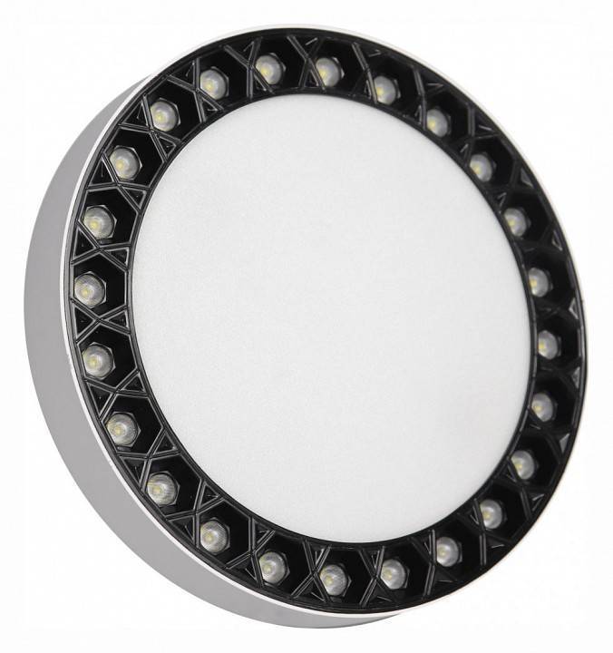 Накладной светильник iLedex Technical Mercury 5552-36W-D217-3/4K-WH+BK