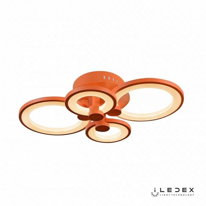 Потолочная люстра iLedex Ring оранжевая A001/4 ORANGE