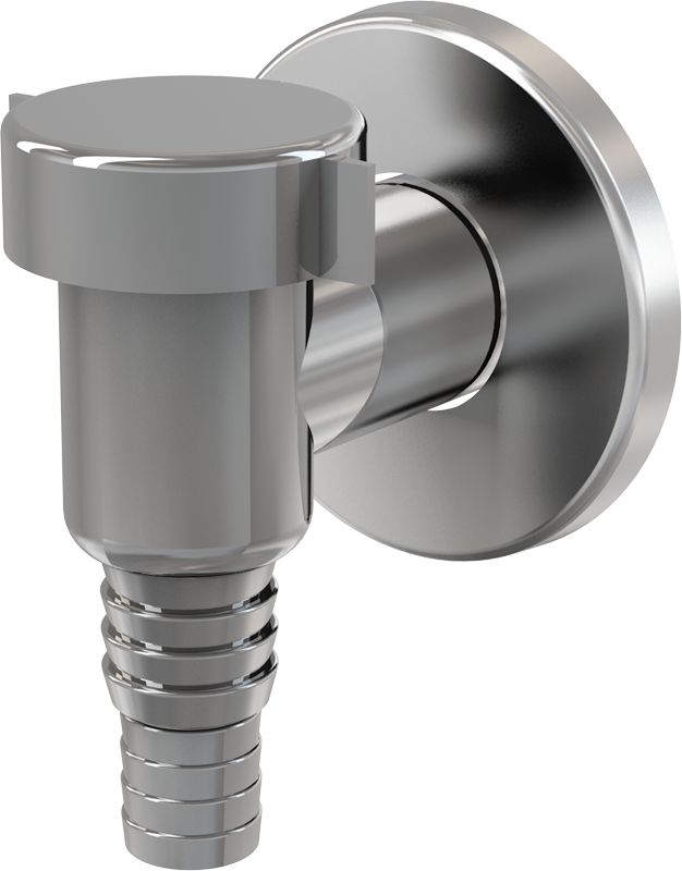 Сифон для стиральной машины Alca Plast APS1 наружный хромированный APS1