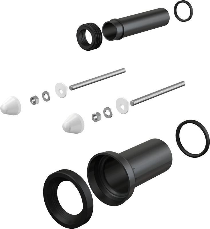 Комплект принадлежностей для подключения подвесного унитаза AlcaPlast M900