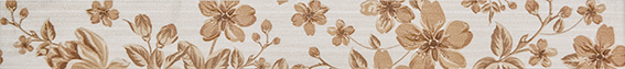Бордюр Gracia Ceramica Fabric beige 01 6.5х60 см 010212001809