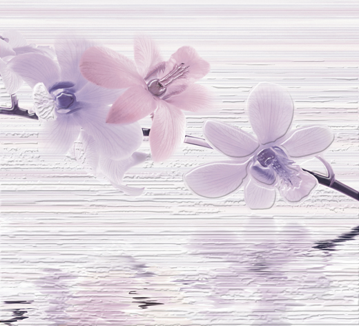 Панно Cersanit Miracle сиреневое 40х44 см MC2F322DT