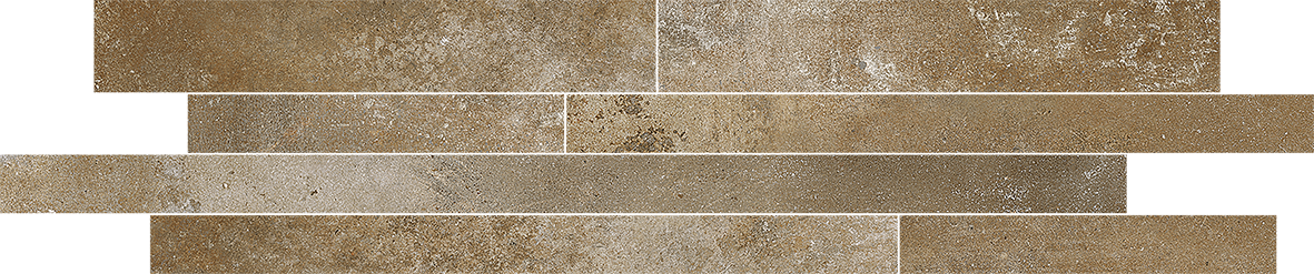 Мозаика Laparet Ferry коричневый 14.4х69 см 9999287117