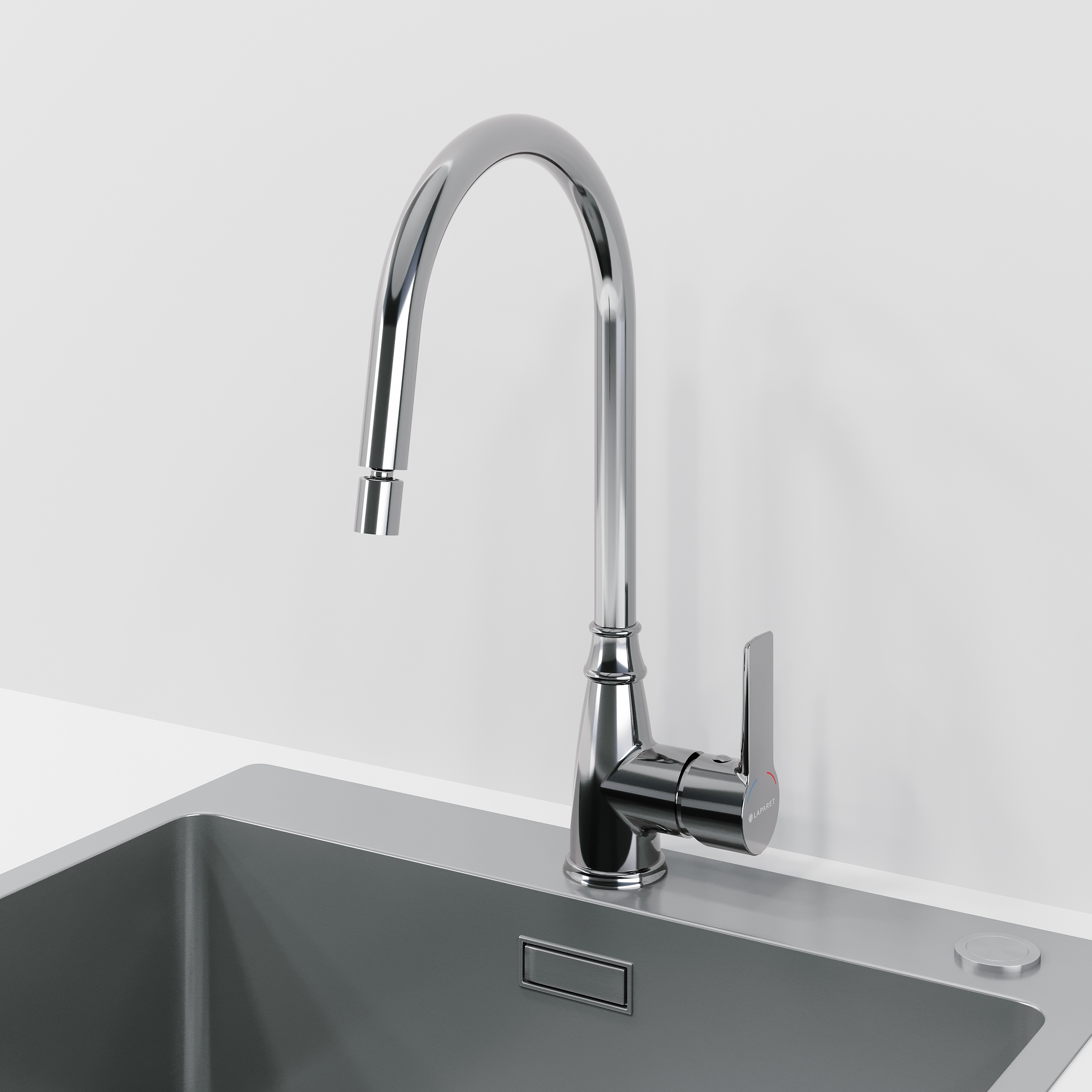 Смеситель для кухни Laparet Alamera с поворотным изливом N2042302LPT