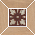 Вставка Kerama Marazzi Слим Вуд наборная 9.6х9.6 см ID78