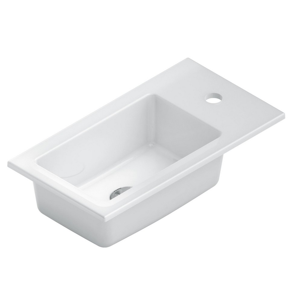 Раковина встраиваемая сверху Kerama Marazzi LATO 50 белая глянцевая LA.wb.50