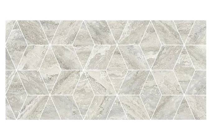 Плитка настенная Laparet Echo серая рельефная 300x600 мм х9999213209