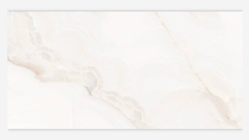 Керамогранит Ceradim Onyx Imperator White белый полированный 600x1200 мм х9999302397