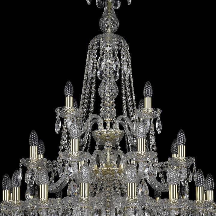 Подвесная люстра Bohemia Art Classic 11.11 11.11.16+8+4.300.3d.XL-128.Gd.Sp