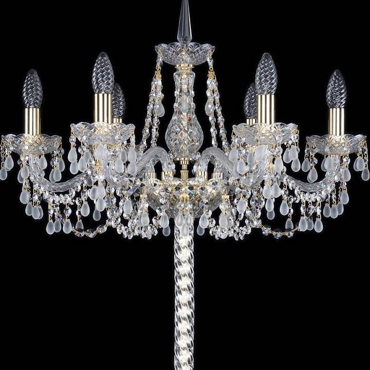 Торшер Bohemia Art Classic 11.24 высота 160 см 13.24.6.200.P.h-160.Gd.V0300