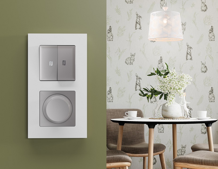 Рамка на 2 поста Ambrella Volt Qubi AF250122