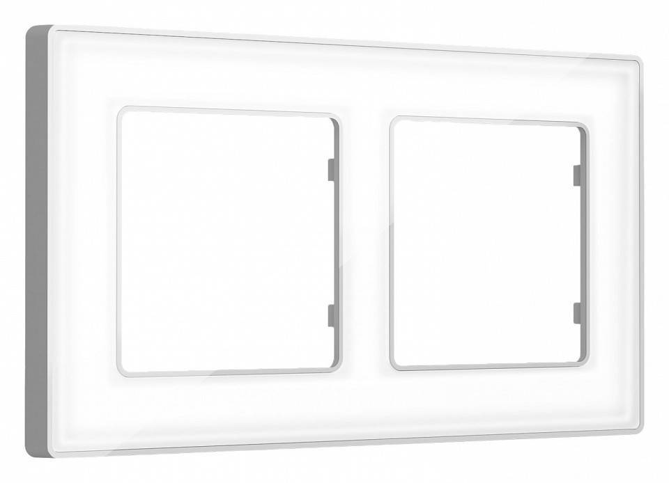 Рамка на 2 поста Ambrella Volt Arctic AF580132