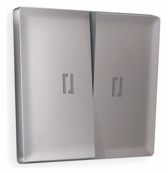 Клавиши для выключателя двухклавишного c подсветкой Ambrella Volt Quant AP5040