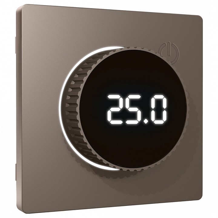 Накладка для терморегулятора электромеханического для теплого пола Ambrella Volt ALFA AP6358