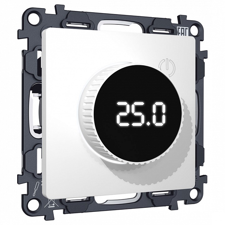 Терморегулятор электромеханический для теплого пола без рамки Ambrella Volt ALFA MA125810