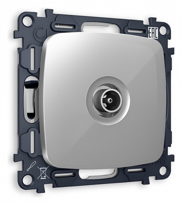 ТВ-розетка оконечная без рамки Ambrella Volt Quant MO413010