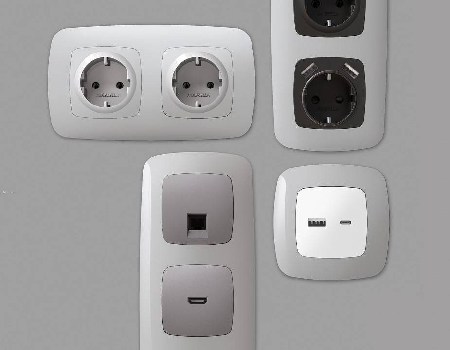 Рамка на 3 поста Ambrella Volt Ecta OF140403