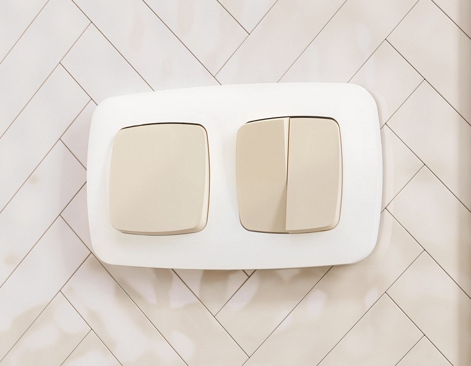 Клавиши для выключателя двухклавишного Ambrella Volt Quant OP3230