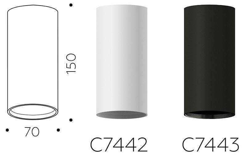 Накладной светильник Ambrella light C C7443